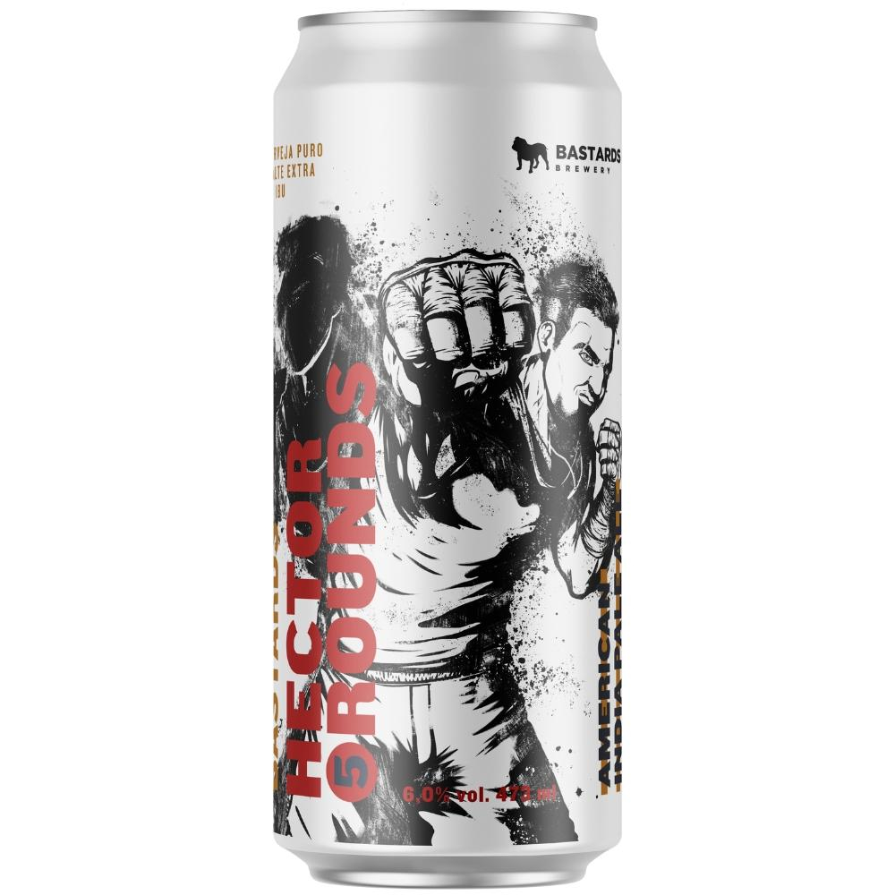 Cerveja Artesanal Hector 5 Rounds - Ipa Tradicional - Bastards Brewery - 473ml
