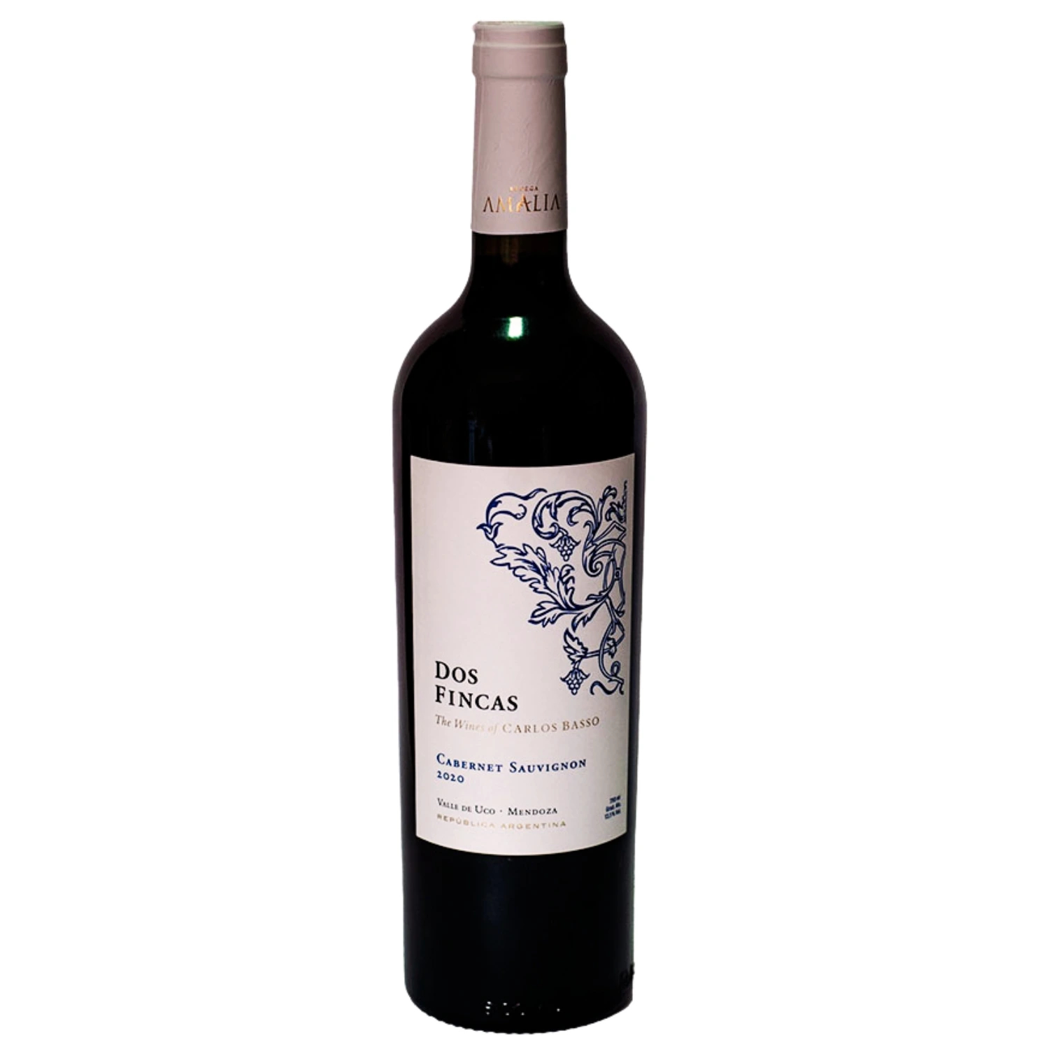 Vinho Tinto Argentino Dos Fincas Cabernet Sauvignon 2020 - 750ml